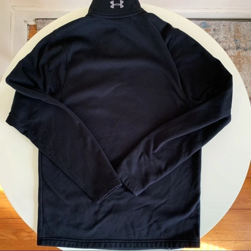 Under Armour Fleece 1/4 Zip Pullover Black Men’s Size Small